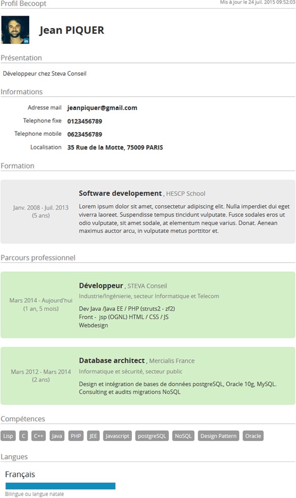 CV BeCoopt